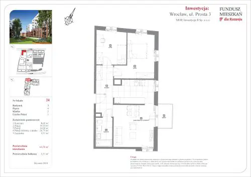Rzut mieszkania C2.4.48